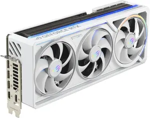 ASUS ROG Astral GeForce RTX 5080 16GB GDDR7 White OC Edition Gaming Quad Fan Graphics Card (NVIDIA DLSS 4, 3.8-Slot Design, PCIe 5.0, 3X DP 2.1b, 2X HDMI 2.1b, White