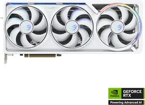 ASUS ROG Astral GeForce RTX 5080 16GB GDDR7 White OC Edition Gaming Quad Fan Graphics Card (NVIDIA DLSS 4, 3.8-Slot Design, PCIe 5.0, 3X DP 2.1b, 2X HDMI 2.1b, White