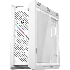 ASUS ROG Strix Helios II GX601S E-ATX Gaming PC Case, Dual Tempered Glass Side Panels, 4x 140mm PWM Fans Pre-Installed - White Edition