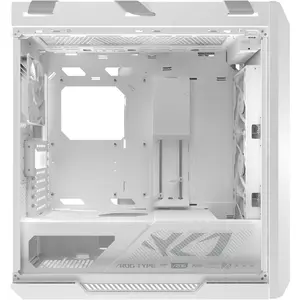 ASUS ROG Strix Helios II GX601S E-ATX Gaming PC Case, Dual Tempered Glass Side Panels, 4x 140mm PWM Fans Pre-Installed - White Edition