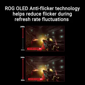 Asus ROG Strix OLED XG27AQDMES 26.5" 1440p QD-OLED, 240 Hz Gaming Monitor ― 0.03ms Response Time, Neo Proximity Sensor, ASUS OLED Care Pro, ELMB, G-SYNC® compatible, 99% DCI-P3
