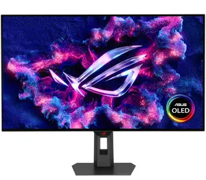 Asus ROG Strix OLED XG32UCWMG 32-inch 4K Dual Mode WOLED Gaming Monitor ―4K TrueBlack Glossy™ OLED Panel, Dual Mode (4K@240Hz, FHD@480Hz), 0.03ms (GTG), G-SYNC® Compatible, Neo Proximity Sensor, VESA DisplayHDR™ 400 True Black