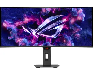 Asus ROG Strix OLED XG34WCDMTG 34-inch 240Hz Curved Gaming Monitor –  QD-OLED Panel, 0.03ms (GTG), FreeSync & G-Sync Compatible, Android 14 Google TV, WiFi 6, Dolby Vision & Atmos