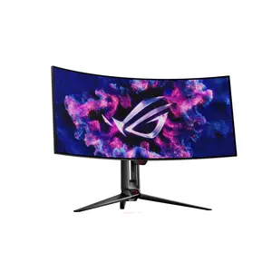 Asus ROG Swift OLED PG34WCDM 34-Inch UWQHD 240Hz Curved Gaming Monitor ― 800R Curved OLED Panel, 0.03 ms (GTG) Response Time, 99% DCI-P3 Gamut, G-SYNC® Compatible, ROG Smart KVM, 90 W Type-C