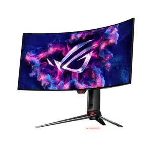 Asus ROG Swift OLED PG34WCDM 34-Inch UWQHD 240Hz Curved Gaming Monitor ― 800R Curved OLED Panel, 0.03 ms (GTG) Response Time, 99% DCI-P3 Gamut, G-SYNC® Compatible, ROG Smart KVM, 90 W Type-C