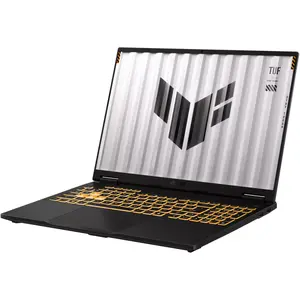 ASUS TUF Gaming F16 FX608JHI-TU227 Laptop | Intel Core i7-14650HX, 16GB DDR5, 512GB SSD, NVIDIA GeForce RTX 5050 8GB,  16" WUXGA 144Hz Display, RGB Backlit KB, DOS, Jaeger Grey (Official Warranty)