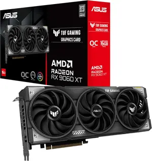 ASUS TUF Gaming Radeon RX 9060 XT OC Edition 16GB GDDR6 Gaming Graphics Card