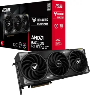 ASUS TUF Gaming Radeon™ RX 9070 XT 16GB GDDR6 OC Edition Graphics Card
