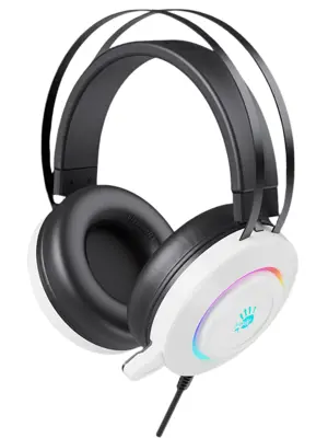 Bloody G521 Virtual 7.1 Surround Sound RGB Gaming Headset - White