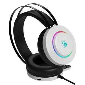 Bloody G521 Virtual 7.1 Surround Sound RGB Gaming Headset - White