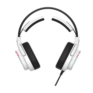 Bloody G565 Virtual 7.1 Surround Sound RGB Gaming Headset - Energy White