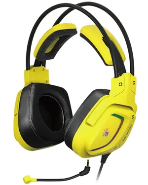 Bloody G575 Virtual 7.1 Surround Sound Gaming Headset - Punk Yellow