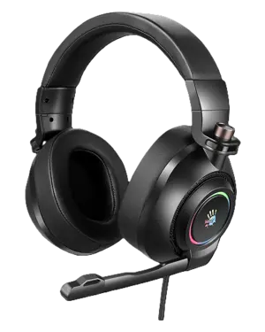 Bloody G580 Virtual 7.1 Surround Sound RGB Gaming Headphone - Black