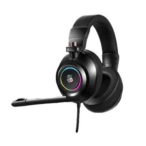 Bloody G580 Virtual 7.1 Surround Sound RGB Gaming Headphone - Black