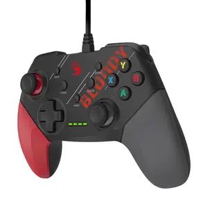 Bloody GP30 USB Wired Gaming Controller - Sports Red