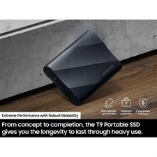 Samsung Portable SSD T9 USB 3.2 Gen2x2 2TB (Black)