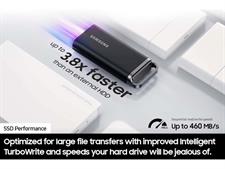 Samsung T5 EVO USB 3.2 2TB Portable SSD - Black