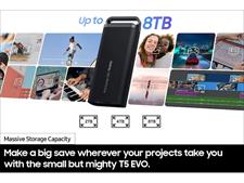 Samsung T5 EVO USB 3.2 2TB Portable SSD - Black