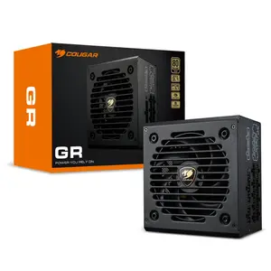 COUGAR GR 750W ATX 3.1 PCIe 5.1 Ready Fully Modular Power Supply, 80 Plus Gold, Native 12V-2x6 Cable, Japanese Main Capacitors, Low Noise, 140mm, Compact Size