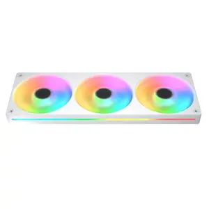 Cougar Poseidon Vistek Pro ARGB CPU Liquid Cooler, 3.95" 720x720 IPS TFT LCD Screen, Unity Single-Frame PWM Fans, Up to 2500 RPM Fan Speed - White