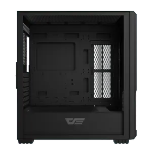 DarkFlash DF2100 Tempered Glass E-ATX Gaming PC Case, 4x ARGB Fans Included – Black