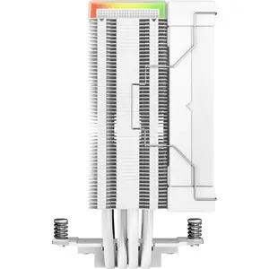 DeepCool AK400 Digital WH CPU Air Cooler, Real-Time Status Screen, FDB Bearing Fan, 120mm Fan, Upto 1850 RPM - White