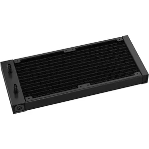 DeepCool LD240 Digital 240mm ARGB AIO Liquid Cooler, Multiline LED Digital Display, Real-Time CPU Status, 2x 120mm FD12 ARGB Fans, 2400 RPM Fan Speed - Black