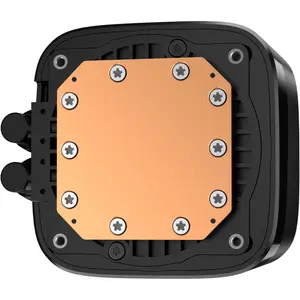 DeepCool LD240 Digital 240mm ARGB AIO Liquid Cooler, Multiline LED Digital Display, Real-Time CPU Status, 2x 120mm FD12 ARGB Fans, 2400 RPM Fan Speed - Black