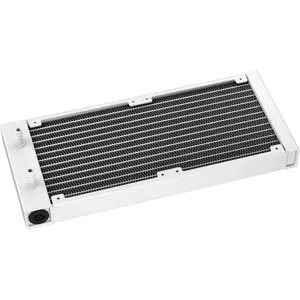 DeepCool LD240 WH Digital 240mm ARGB AIO Liquid Cooler, Multiline LED Digital Display, Real-Time CPU Status, 2x 120mm FD12 ARGB Fans, 2400 RPM Fan Speed - White