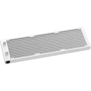 DeepCool LM360 WH 360mm ARGB Liquid CPU Cooler, 2.4" IPS Display, Gen 6 Pump, 3x 120mm FL12 SE ARGB Fans, 2400 RPM Fan Speed - White