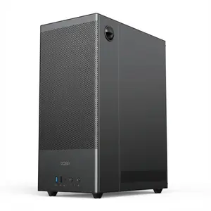 Ease EC120 Mesh & Tempered Glass Mid Tower ATX Case, 3 ARGB Fans Pre-Installed