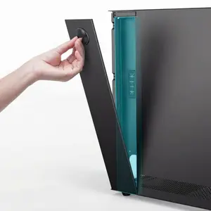 Ease EC120 Mesh & Tempered Glass Mid Tower ATX Case, 3 ARGB Fans Pre-Installed