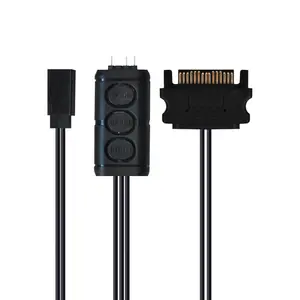 EASE RC ARGB 5V 3-Pin ARGB Controller, with Separate Reset Connector for Case Button Integration