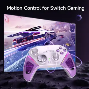 EasySMX D10 Multiplatform Gaming Controller | with TMR sticks, Trigger Lock and Charging Dock - Space Black