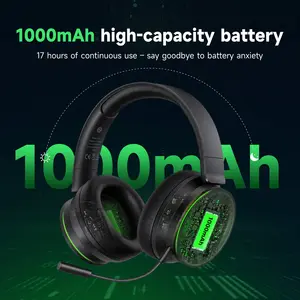 EasySMX E01 Multi-Mode Wireless Gaming Headset - Black