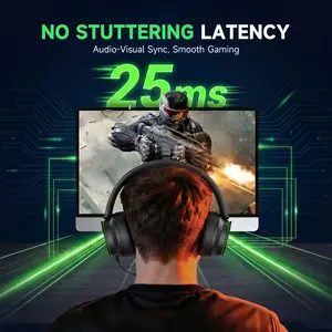 EasySMX E01 Multi-Mode Wireless Gaming Headset - Black
