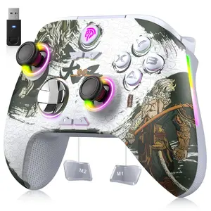 EasySMX X15 RGB Controller With Hall Trigger and Hall Joystick, Diverse RGB Light Adjustment, 1000mAh Lithium Battery - Wukong