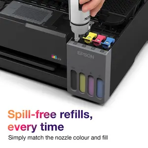 Epson EcoTank L3350 A4 Wi-Fi All-in-One Ink Tank Color Printer, Scanner, Copier, 5760x1440dpi Print Resolution, Up to 7500 Prints Composite Ink Bottles Yield~ (Official Warranty)