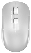 A4Tech FB26CS Air2 - Bluetooth and 2.4G Wireless Mouse | Icy White
