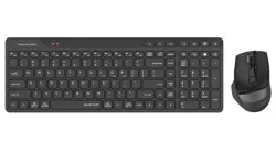 A4Tech Fstyler FB2800C Air2 Bluetooth & Wireless Keyboard & Mouse Combo | Type-C Rechargeable, Dual Mode, Silent Click - Black