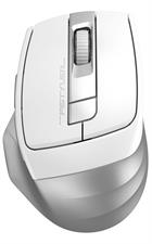 A4Tech FB35CS Dual Mode Rechargeable - Silent Click Wireless Mouse | Icy White