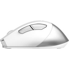 A4Tech FB35CS Dual Mode Rechargeable - Silent Click Wireless Mouse | Icy White