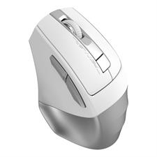 A4Tech FB35CS Dual Mode Rechargeable - Silent Click Wireless Mouse | Icy White
