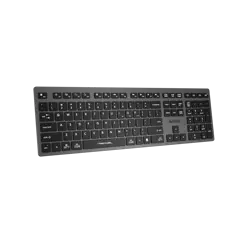 A4Tech Fstyler FBX50C Dual Mode Bluetooth / 2.4G Wireless Rechargeable Keyboard - Black