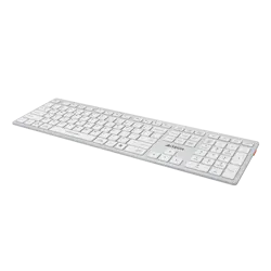 A4Tech Fstyler FBX50C Dual Mode Bluetooth / 2.4G Wireless Rechargeable Keyboard - White