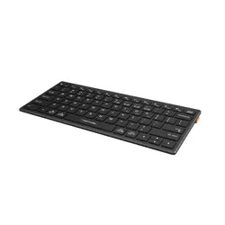 A4Tech Fstyler FBX51C Dual Mode Rechargeable Compact Bluetooth & 2.4G Wireless Keyboard - Grey