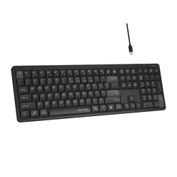 A4Tech Fstyler FBX55C Dual Mode Bluetooth / 2.4G Wireless Keyboard - USB Type-C Adaptor - Black