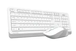 A4Tech Fstyler FG1010S 2.4G Wireless Keyboard & Mouse Combo - White