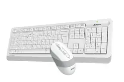 A4Tech Fstyler FG1010S 2.4G Wireless Keyboard & Mouse Combo - White