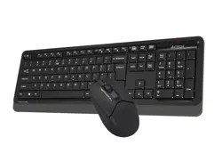 A4Tech Fstyler FG1012S 2.4G Wireless Keyboard & Mouse Combo - Black